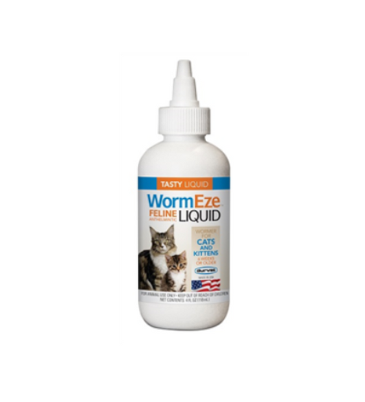 WormEze Feline Anthelmintic Liquid, 4oz